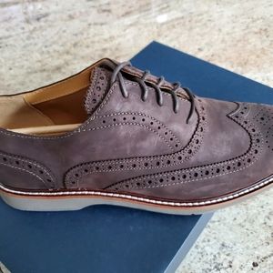 Cole Haan Brown suede wing tips size 11